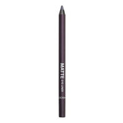 GOSH Matte Eyeliner in Dramatic Dark Purple 010 Black Violet - Creamy Texture for Easy Application, High Coverage, Ideal for Smokey Eyes - Vegan and Perfume - Free - Maison des fragrances