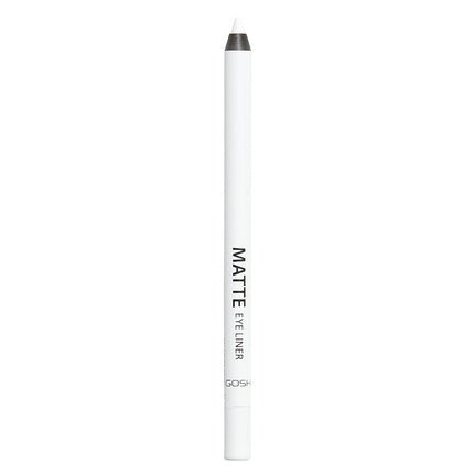 GOSH Matte Eyeliner in Intense White Creamy Soft Texture for Easy Application High Coverage Ideal for Smokey Eyes Perfect with Mascara Vegan & Perfume - Free 001 Dover White - Maison des fragrances