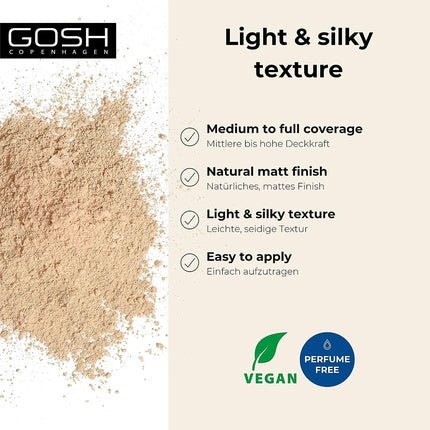 Gosh Mineral Powder 004 Natural 8g - A Lightweight Mineral Powder For A Natural Finish - Maison des fragrances