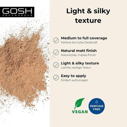 Gosh Mineral Powder Vegan Loose Fixation Powder with Minerals for All Skin - Maison des fragrances