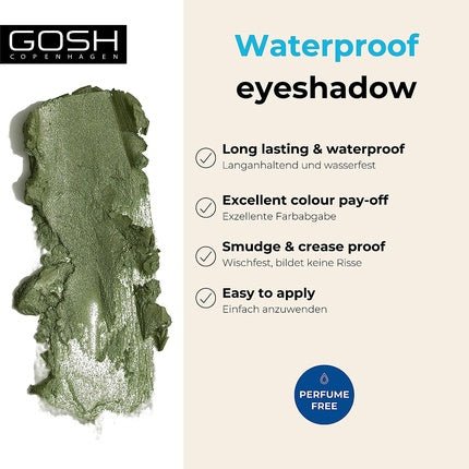 GOSH Mineral Waterproof Eye Shadow Rotating Eyeshadow Pen 013 Olive Green - Maison des fragrances