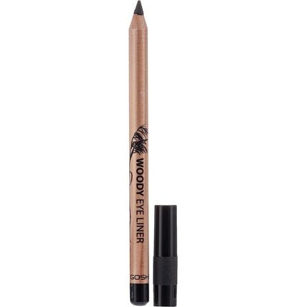 GOSH Woody Eye Liner Waterproof Eye Pencil 001 Ebony Black - Maison des fragrances