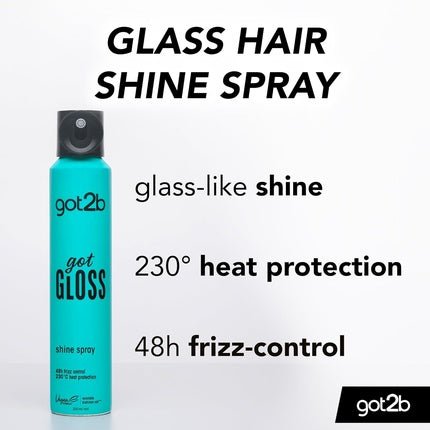 got2b gotGLOSS Hair Spray Finish for Glossy and Glass - like Hair 200ml - Maison des fragrances