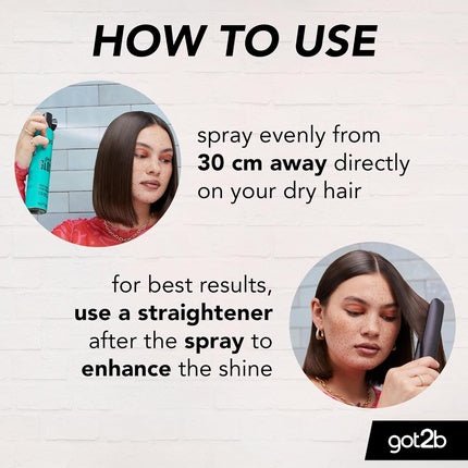 got2b gotGLOSS Hair Spray Finish for Glossy and Glass - like Hair 200ml - Maison des fragrances