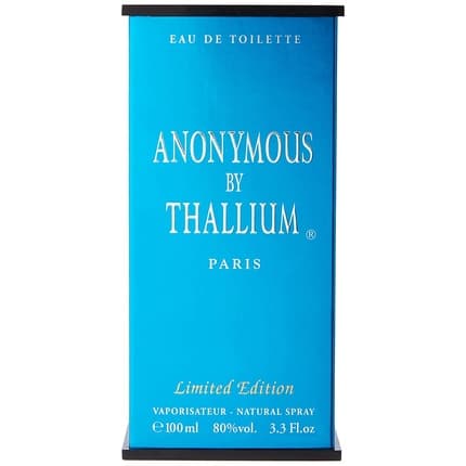 Yves De Sistelle Thallium Anonymous Eau de Toilette Homme 100 ml
