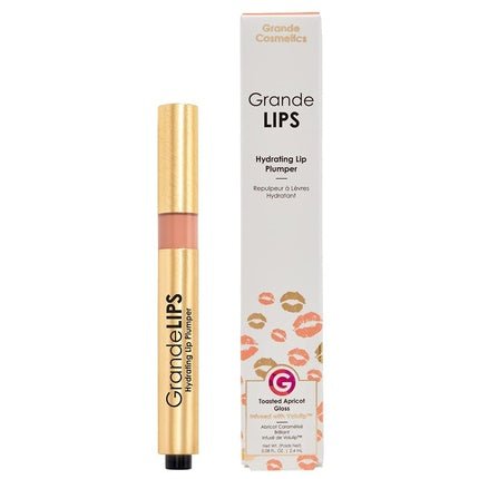 Grande Cosmetics GrandeLIPS Hydrating Lip Plumper Gloss Toasted Apricot - Maison des fragrances