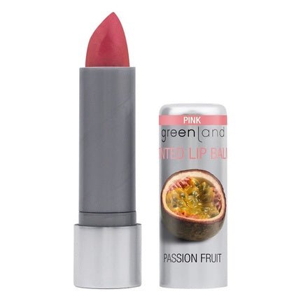 Greenland Lip Care with Color Passion Fruit - Nourishing Colored Lip Care with Shea Butter - Beautiful Naturally Pink Lips without Animal Testing - Maison des fragrances