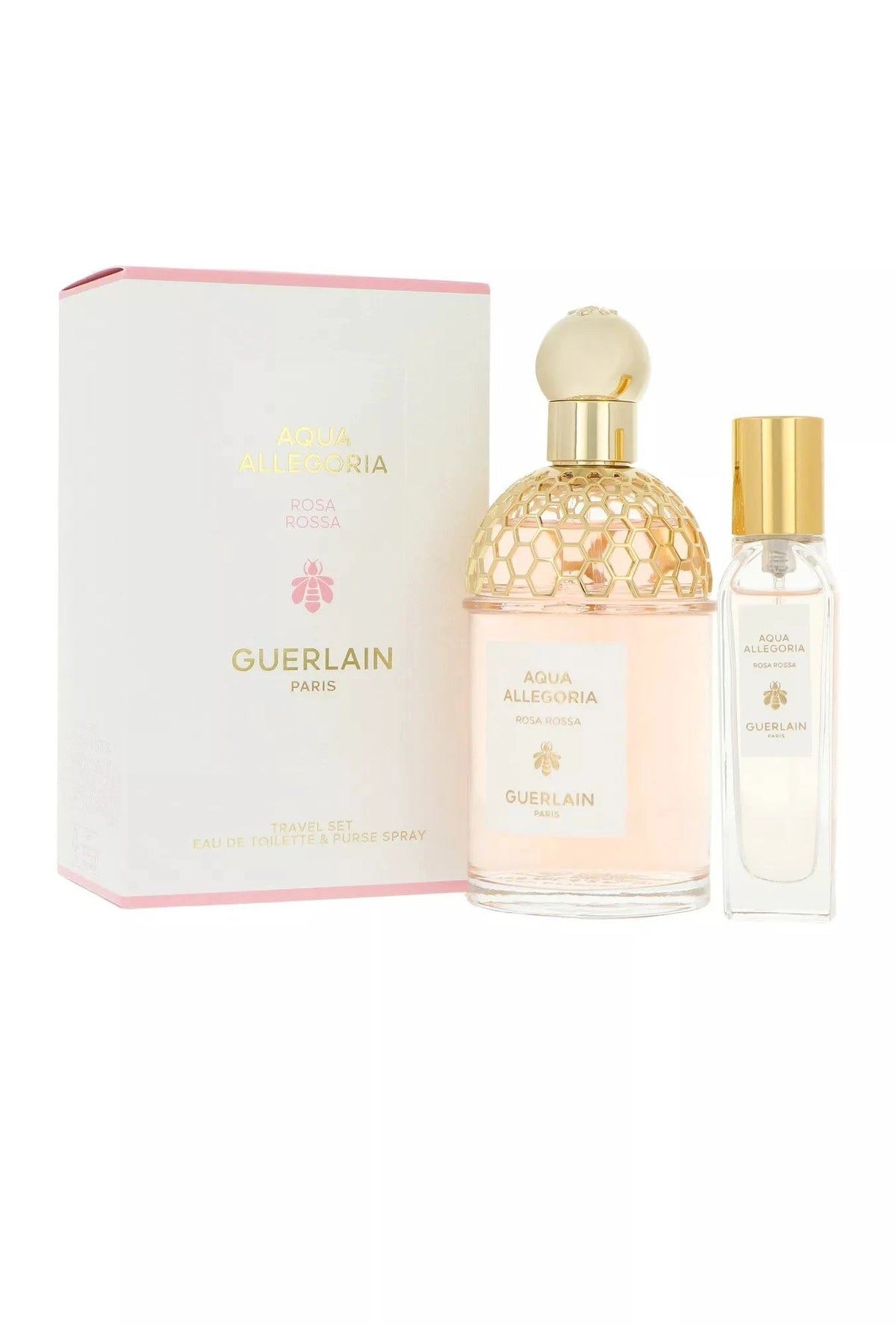 Guerlain Aqua Allegoria Rosa Rossa Travel Set 4.2 Oz Eau de Toilette Unisexe - Maison des fragrances