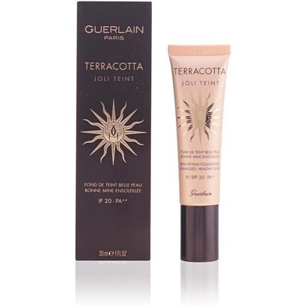 Guerlain Terracotta Joli Teint Illuminating And Caring Foundation Natural 30ml - Maison des fragrances
