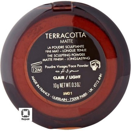 Guerlain Terracotta Matte Sculpting Powder  Light 10g - Maison des fragrances