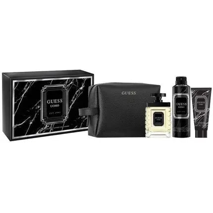 Guess Uomo - Eau De Toilette 100 Ml, Shower Gel 100 Ml, Deodorant Spray 226 Ml, And Bag - Maison des fragrances
