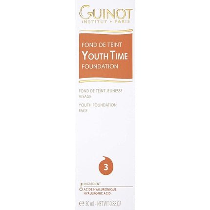 Guinot Youth Time Foundation No. 3 Dark Skin 30ml - Maison des fragrances