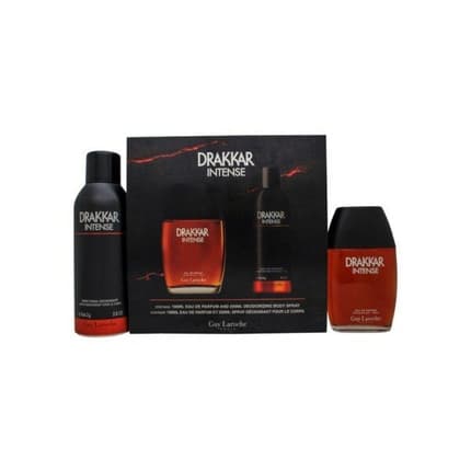 Guy Laroche Drakkar Intense Gift Set + Deodorant by Eau de Parfum 100ml Unisexe - Maison des fragrances