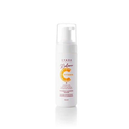 GYADA COSMETICS Radiance Cleansing Mousse Brightening Cleansing Mousse Removes Makeup Stimulates Cell Renewal Fights Signs of Aging and Expression - 150ml - Maison des fragrances