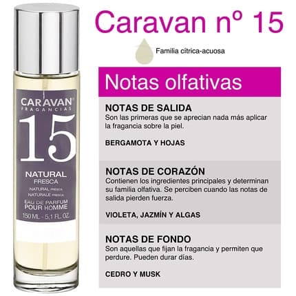 Caravan Fragancias No. 15 Eau de Parfum (EDP) Homme 150ml