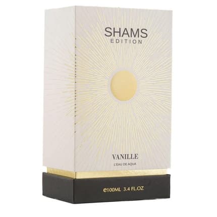 Hamidi Shams Edition Vanilla Water Perfume and Eau de Parfum (EDP) Femme - Maison des fragrances