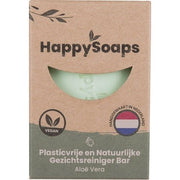 Happysoaps Facial Cleanser Bar & Make - Up Remover - Aloe Vera - Soft, Nourishing And Nicely Scented - 100% Plastic Free, Vegan & Natural - 70gr - Maison des fragrances