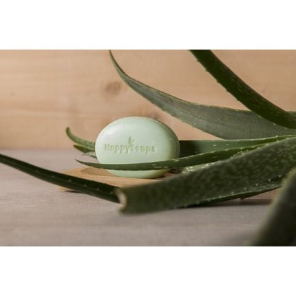 Happysoaps Facial Cleanser Bar & Make - Up Remover - Aloe Vera - Soft, Nourishing And Nicely Scented - 100% Plastic Free, Vegan & Natural - 70gr - Maison des fragrances