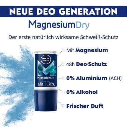 Nivea Men Deo-Schutz 48h Magnesium Dry 50ml
