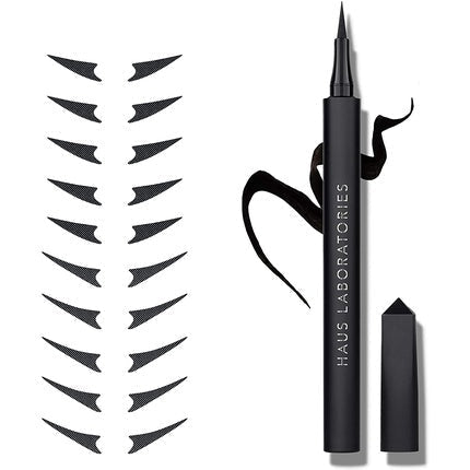 Haus Laboratories By Lady Gaga: Eye Armor Kit | Liquid Eyeliner Pen In Black - Maison des fragrances