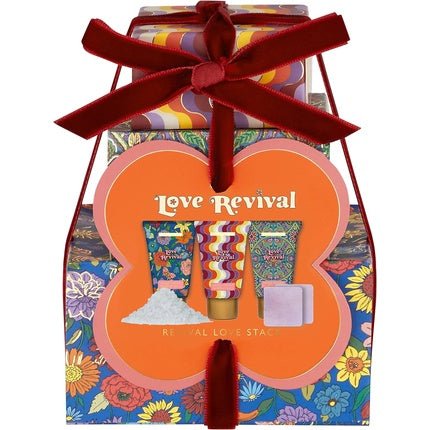 Heathcote & Ivory Love Revival Bath Salts 100g Hand Balm 3 x 30ml Shower Steamer 2 x 30g Rejuvenating Bath and Shower Essentials Stack - Maison des fragrances