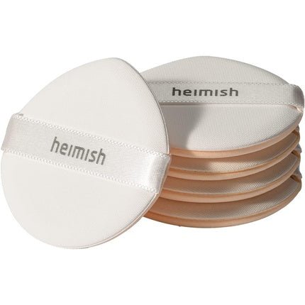 Heimish Artless Rubycell Puff 5 pcs Soft Cushion Puff Foundation Makeup Tool Angled Design Wet and Dry Use - Maison des fragrances