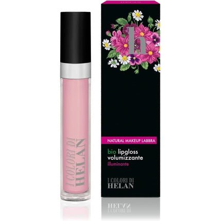 Helan I Colori Volumising Bio Lip Gloss Nourishing Moisturising Long Lasting Shiny Finish Tinted Lipgloss with Plant Oils Waxes Wild Strawberry 4ml - Maison des fragrances
