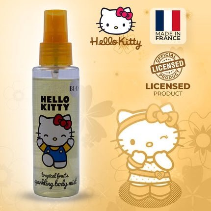 Hello Kitty Sanrio Sparkling Body Mist for Girls - Tropical Fruit Scent - Maison des fragrances