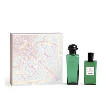 Hermès Hermes Perfume Set Unisex Green Orange Water Case Coffret (Coffret) Mixte - Maison des fragrances