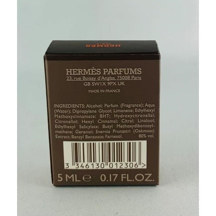 Hermès Men's Terre D'Eau Givree - Eau de Parfum 5ml - Maison des fragrances