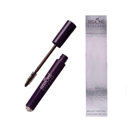 Herome Eye Care Brilliant Mascara Chocolate Brown for Shiny and Incredibly Voluminous Lashes - Maison des fragrances