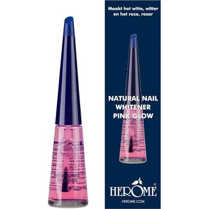 Herome Natural Nail Whitener Pink Glow 10ml - Maison des fragrances