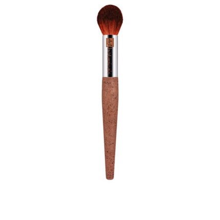 Highlighter Brush Bionic Synthetic Hair Recycled Aluminium Coffee & Corn Handle - Maison des fragrances