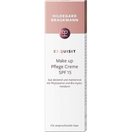 Hildegard Braukmann Exquisit Make - up Pflege Creme SPF 15 Tinted Face Cream 50ml - Maison des fragrances