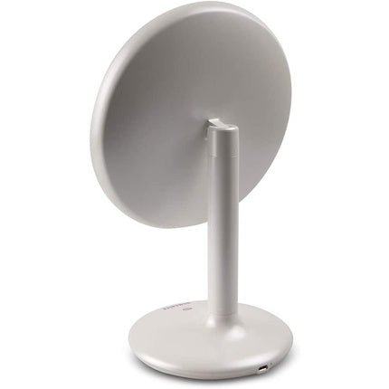 HoMedics Beauty Touch and Glow Rechargeable LED Mirror Dimmable Ideal for Vanity/Bathroom Makeup and Styling Lighting 5x Magnification Cosmetic Mirror - Maison des fragrances