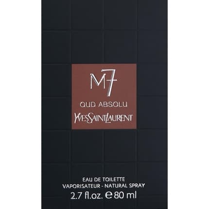 Yves Saint Laurent M7 Oud Absolu Eau de Toilette Homme 80 ml