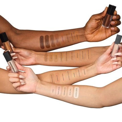 HUDA BEAUTY FauxFilter Luminous Matte Buildable Coverage Crease Proof Concealer Nougat 2.5 Golden - Maison des fragrances