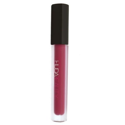 Huda Beauty Liquid Matte Ultra - Comfort Transfer - proof Lipstick Trophy Wife Rose Wood - Maison des fragrances