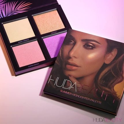 Huda Beauty Summer Solstice 3D Highlighter Palette - Maison des fragrances