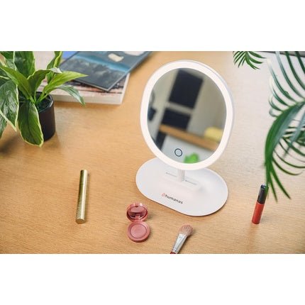 Humanas HS - ML03 Makeup Mirror with LED Lighting - White - Maison des fragrances