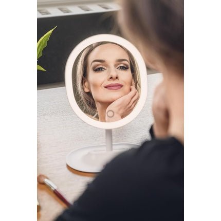Humanas HS - ML03 Makeup Mirror with LED Lighting - White - Maison des fragrances