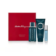 Salvatore Ferragamo Intense Leather 3.3oz Eau de parfum  + 3.4oz Gel + Eau de parfum  Mini Set Maison des fragrances