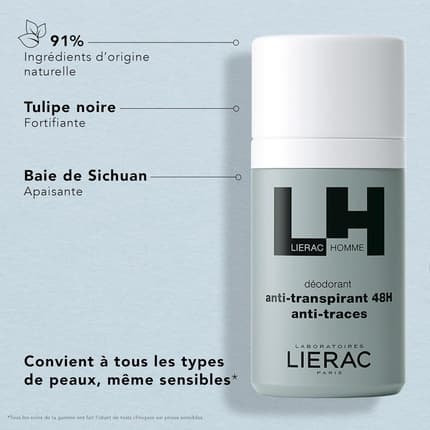 Lierac Man Anti-Perspirant Deodrant 48h 50ml