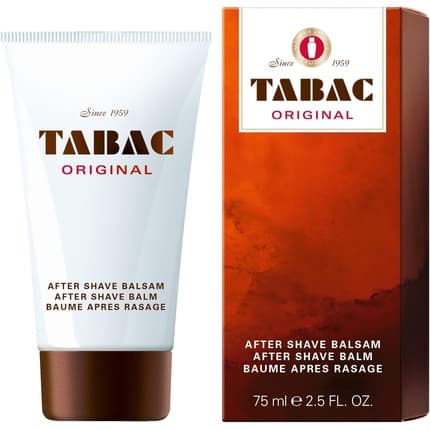 Original tobacco after shave balm for sensitive men's skin 75ml