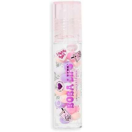 I Heart Revolution Boba Lips Lip Oil Hydrating Product Infused with Matcha - Maison des fragrances