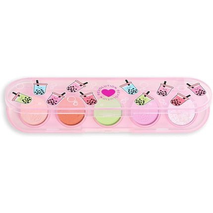 I Heart Revolution Bubble Tea Mini Matcha Palette Shimmer & Matte Eye Palette - Maison des fragrances