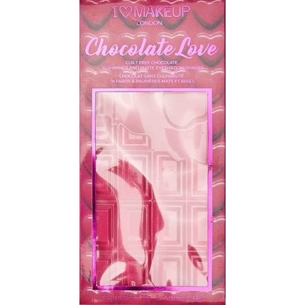 I Heart Revolution Love Chocolate Eyeshadow Palette 16 Shades 22g - Maison des fragrances