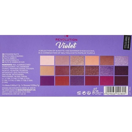I Heart Revolution Violet Chocolate Palette - Maison des fragrances