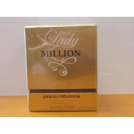 Lady Million Absolutely Gold par Paco Rabanne Femme 2.8oz, 1oz équivaut à 30ml Pure Parfum  Spray Paco Rabanne