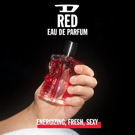 Diesel D RED Cologne Fougere with Red Grapefruit and Sandal Wood Notes Eau de Parfum Homme 100 ml